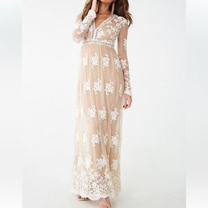 Embroidered Maxi Dress